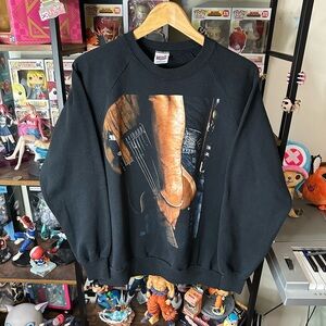 Vintage Bruce Springsteen 1992 Tour Sweatshirt Black XL Fits Like L